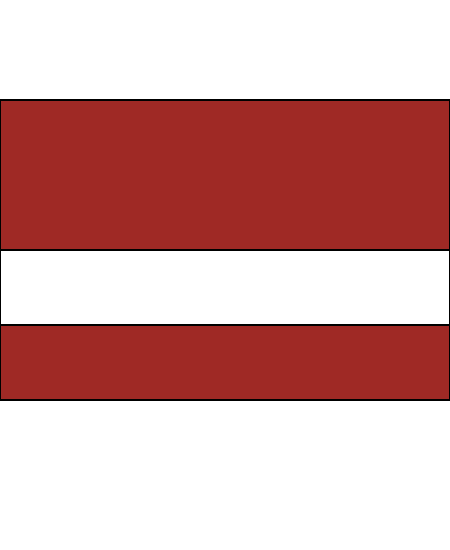 Pimento Red with White Lettering