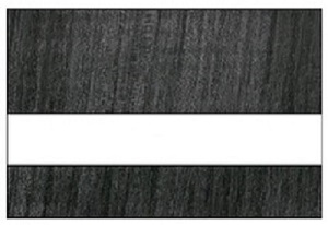 Carbon Ash with White Lettering